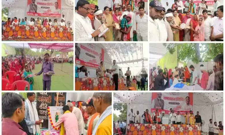 कंजिया में सुशासन तिहार के तहत विशेष शिविर सम्पन्न, जनप्रतिनिधियों का हुआ सम्मान