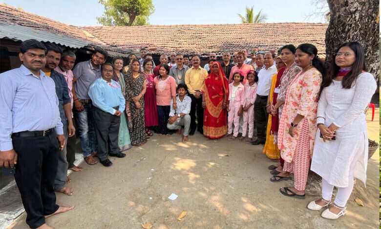 रंग पंचमी पर नेशनल डिफेंस कॉलेज, नई दिल्ली का अध्ययन दल का खारी के होम स्टे का भ्रमण